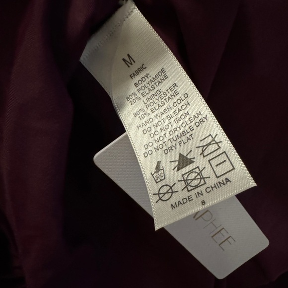 One Piece Swimsuit burgundy - Size M - Picture 6 of 7